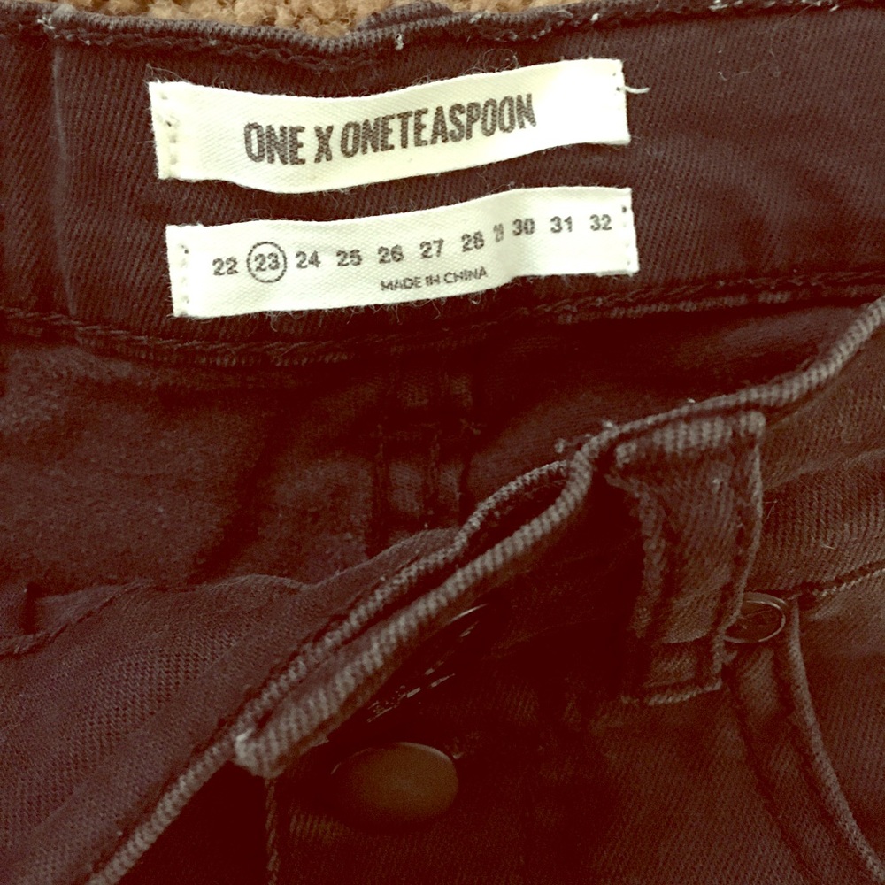 one teaspoon harlets grey/black size 23
